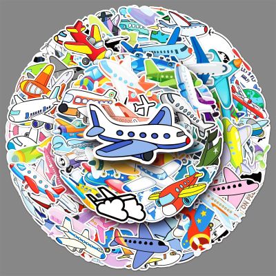 100PCS Airplane Cartoon Stickers for Teenage Kids Boys and Girls,Transportation Waterproof Stickers for Water Bottle Laptop Phone Tablet Skateboard Refrigerator Journal Guitar Luggage Skateboard