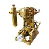 ENGINEKITOR RW-L2 Mini Inline Double Cylinder Steam Engine Model, Brass Structure, DIY Working Engine for 2851 inch Steamships, Desktop Display & Educational Power Model (No Boiler) view 4