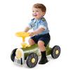 HONEY JOY Ride On Push Car for Toddlers, Classic Ride On Train Foot-to-Floor Sliding Car w/Steering Wheel, Sound & Under Seat Storage, No Batteries, Retro Kids Ride On Toys for Boys and Girls (Green) view 1