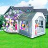 15FT Inflatable Bubble House Dome for Kids Inflatable Children's Tent Bubble Balloon House W/450W Air Blower & Pump for Party Wedding Birthday Holiday Outdoor Commercial Event view 1
