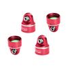 Aluminum 7075 Alloy Damper Top Cap for GPM Optional and Original Shock Absorbers for Traxxas 1/6 Funco Pro Scale 2WD Sand Car 8S-109076-4 Upgrades - Red view 1