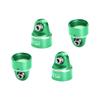 Aluminum 7075 Alloy Damper Top Cap for GPM Optional and Original Shock Absorbers for Traxxas 1/6 Funco Pro Scale 2WD Sand Car 8S-109076-4 Upgrades - Green view 1