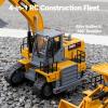 2026 Upgraded RC Construction Vehicles, Construction Rc Set of 4, 2.4GHz Heavy Remote Control Excavator for Adults, Excavator, Dump Truck, Bulldozer, Loader Equipment with 360 Rotation (4-piece set) view 3