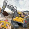 2026 Upgraded RC Construction Vehicles, Construction Rc Set of 4, 2.4GHz Heavy Remote Control Excavator for Adults, Excavator, Dump Truck, Bulldozer, Loader Equipment with 360 Rotation (4-piece set) view 4