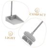 Veemoon Mini Cleaning Supplies Set Miniature Broom Dustpan Simulated Mop for Dollhouse Miniature Scene Decor view 3