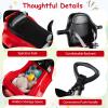HONEY JOY Ride On Push Car for Toddlers, Alien Theme Ride On Car Sliding Car w/Steering Wheel, Music & Lights, Under Seat Storage, No Batteries, Kids Ride On Toys for Boys and Girls (Red) view 2