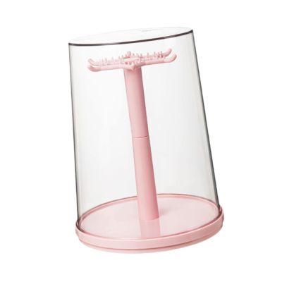 360 Rotating Figure Display Case - Premium PP Material Doll Storage Box for Mini Toys, Figurines, and Jewelry Organizer (8.66x11.42 inch)-