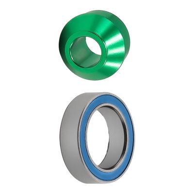 Aluminum Bearing Adapter Replacement for Slash 4x4 RC Car, Wear Resistant Rustproof Central Friction Part Component- Green