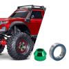 Aluminum Bearing Adapter Replacement for Slash 4x4 RC Car, Wear Resistant Rustproof Central Friction Part Component- Green view 2