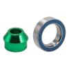 Aluminum Bearing Adapter Replacement for Slash 4x4 RC Car, Wear Resistant Rustproof Central Friction Part Component- Green view 4