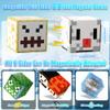150PCS Magnetic Blocks-Magnetic Building Blocks Magnet Toys Set Stacking Snow Mountain World with Magnet Construction Toys STEM Sensory Gift for Kids Toddlers Boys & Girls Birthday Gifts Ages 3+ view 4