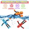 16PCS Suction Cup Robot Toy, Transformable Telescopic Pop Tubes Sensory Toy for Kids Adults, Funny Robot Action Figure Bendable Fidget Toy Gift Birthday Party Favors Christmas view 3
