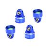 Aluminum 7075 Alloy Damper Top Cap for GPM Optional and Original Shock Absorbers for Traxxas 1/6 Funco Pro Scale 2WD Sand Car 8S-109076-4 Upgrades - Blue view 1