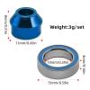 getuse Aluminum Bearing Adapter for RC Car - Wear Resistant Rustproof Central Friction Part Replacement for Slash 4x4 Model- Blue view 3