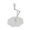 Action Figure Stand Adjustable Model Support Base for 1/100 Scale Figures Stable Sturdy Easy Assembly Display Stand- Clear view 2