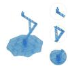 Action Figure Stand Adjustable Model Support Base for 1/100 Scale Figures Stable Sturdy Easy Assembly Display Stand- Blue view 3