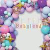 Babyland Decal Sign for Arch Backdrop, Princess Themed Baby Shower Party Decor, Castle Welcome Baby Sign view 3