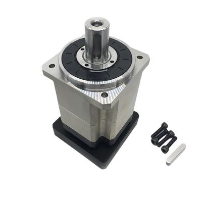 1pc 3 Arcmin Helical Gearbox Gear Speed Reducer Servo Motor 110mm/130mm Flange Ratio 5:1-100:1 for Nema42 3-Phase Stepper Motor(Ratio 100 to 1,22mm Input for Servo)
