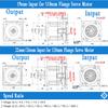 1pc 3 Arcmin Helical Gearbox Gear Speed Reducer Servo Motor 110mm/130mm Flange Ratio 5:1-100:1 for Nema42 3-Phase Stepper Motor(Ratio 100 to 1,22mm Input for Servo) view 3