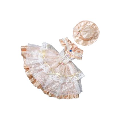 1/3 BJD Doll Princess Dress Outfit Lolita Fashion Costume for 60cm 23.62 Inch Dolls Dress Up Photo Props Gift-