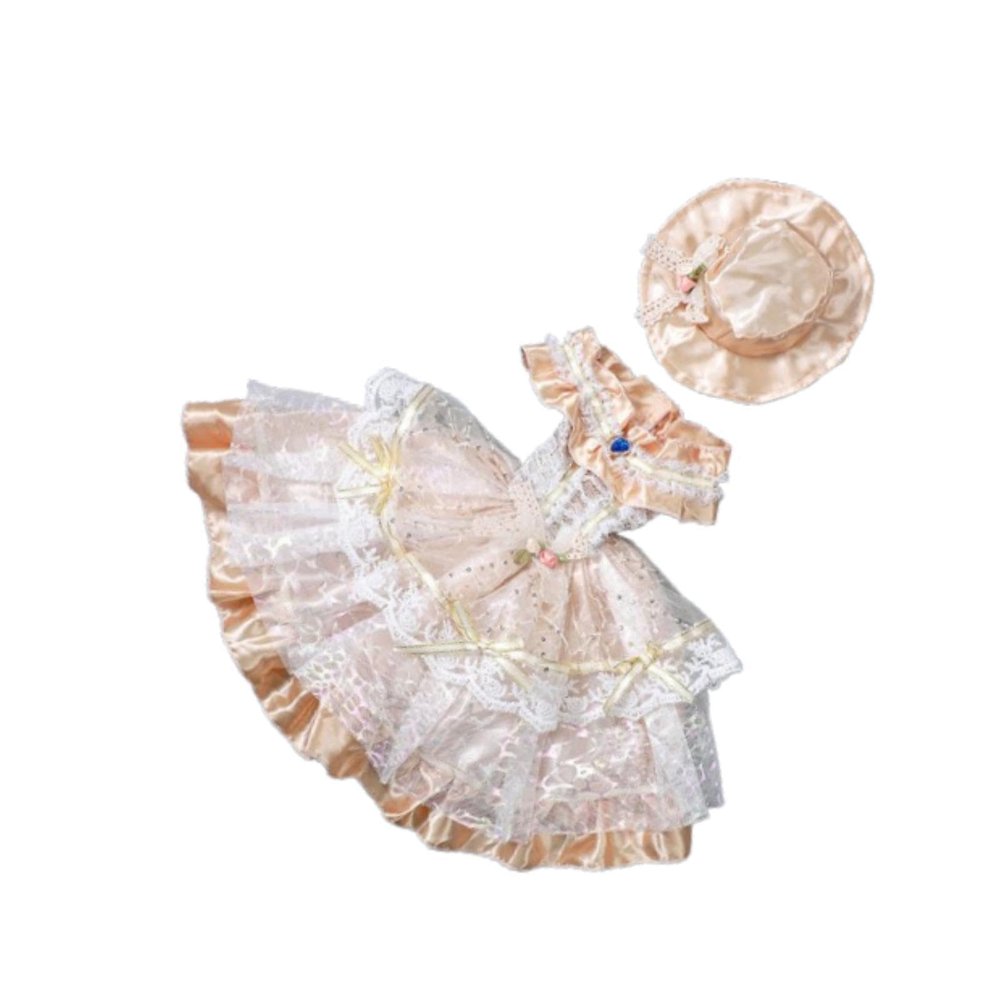 1/3 BJD Doll Princess Dress Outfit Lolita Fashion Costume for 60cm 23.62 Inch Dolls Dress Up Photo Props Gift-