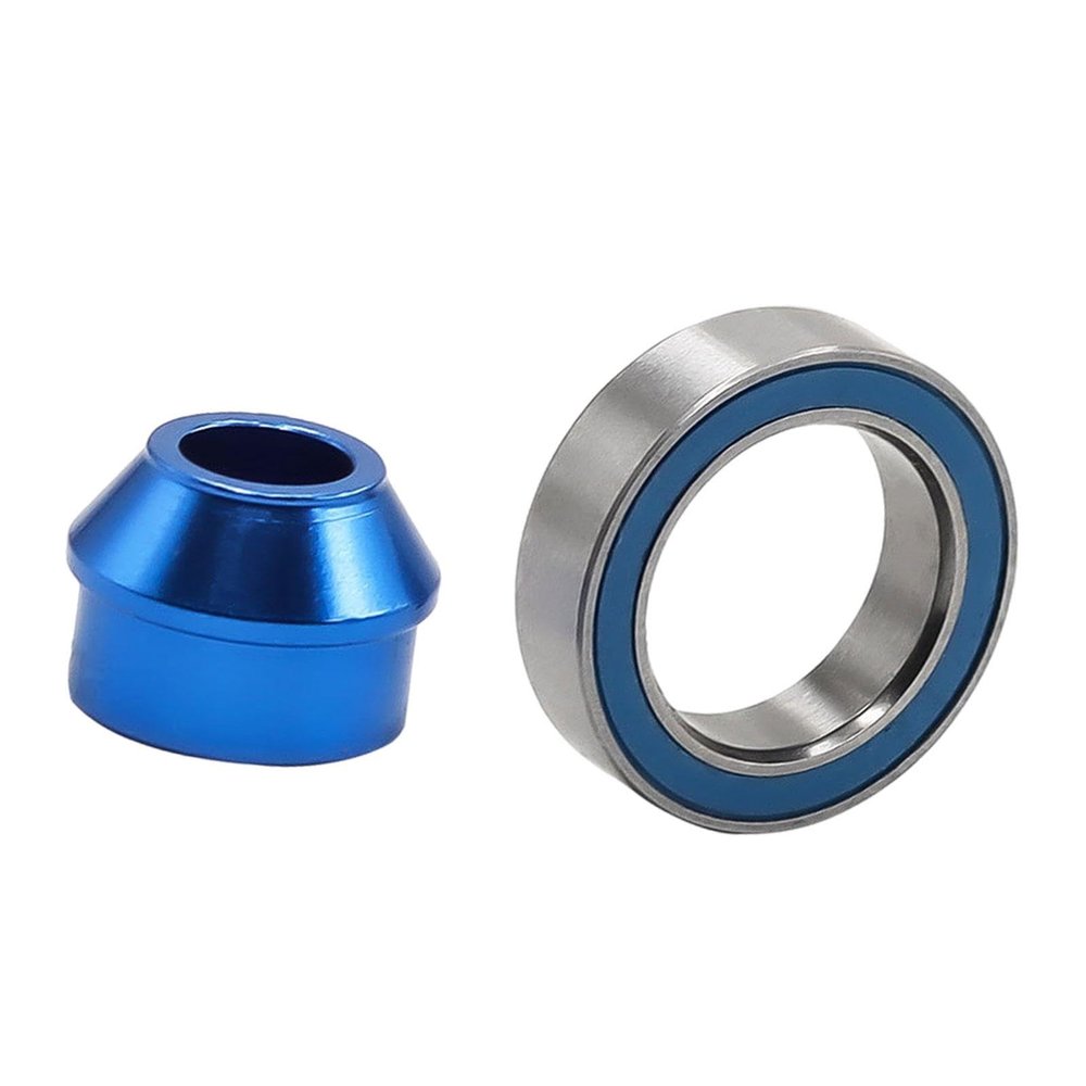 Aluminum Bearing Adapter for RC Car, Wear Resistant Rustproof Central Friction Part, Precision Sealed Bearing for Slash 4x4 Upgrade- Blue