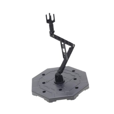 Action Figure Stand Adjustable Model Support Base for 1/100 Scale Figures Sturdy Lightweight Easy Assembly- Black