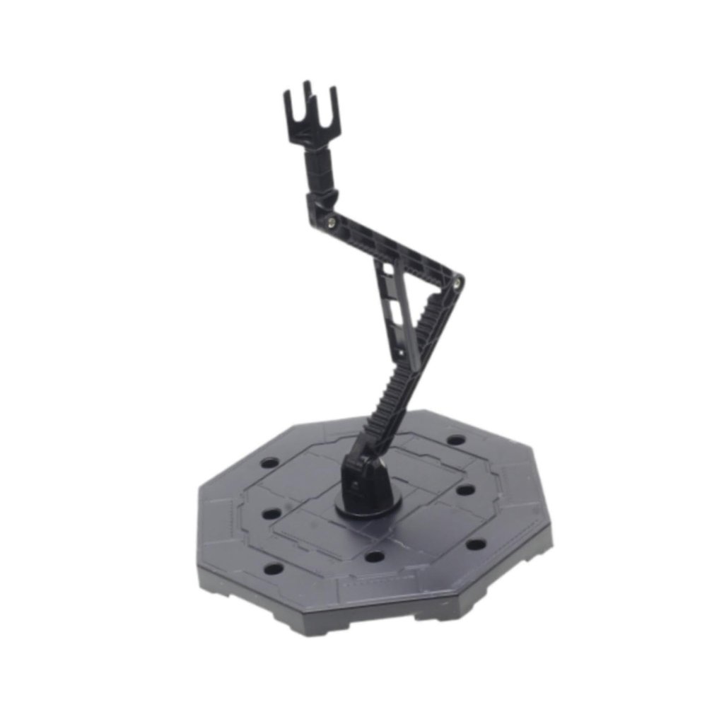 Action Figure Stand Adjustable Model Support Base for 1/100 Scale Figures Sturdy Lightweight Easy Assembly- Black