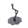 Action Figure Stand Adjustable Model Support Base for 1/100 Scale Figures Sturdy Lightweight Easy Assembly- Black view 1