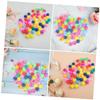 UKCOCO 90Pcs Colorful Numbered Plastic Draw Balls for Raffle Games Bingo Parties Events Game Balls for Fun Activities for Carnival Prizes Transparent Draws view 3
