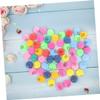 UKCOCO 90Pcs Colorful Numbered Plastic Draw Balls for Raffle Games Bingo Parties Events Game Balls for Fun Activities for Carnival Prizes Transparent Draws view 4