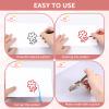 20 Pcs Heat Shrink Plastic Sheet Kit Keychain Include 20 PCS Shrink Film Papers 10 Pcs Keychains for Kids Creative Craft for Pendant Bookmark Earring Bracelet view 4