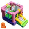 HONEY JOY Inflatable Bounce House with Slide, Gift Box Themed Kids Castle Slide Bouncer for Outdoor and Indoor Party, Blow Up Toddler Jumping Bouncy House for Boys Girls(GFCI 520W Blower) view 1