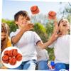 DECOMELODY 12Pcs PU Leather Sandbag Durable Beanbag Juggling Balls for Parties Competitions Fun Great Party Favor view 4