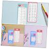 Artibetter 4Sets Math Flash Cards for Addition Subtraction Multiplication Division Cards with Markers Rings Interactive Learning Tools for Travel School Party Games view 3