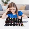 A5 Zippered Pin Display Book with 8 Felt Pages for 350 Pins, Transparent Sleeves, Black Hard Shell, Ideal for Collecting and Traveling view 2