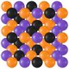 Shappy 180 Pcs Soft Plastic Balls for Toddlers, Crush Proof Ocean Balls Reusable for Photo Booth Props Play Tent Swimming Party Holiday Decoration (Purple Black,Orange) view 1