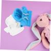 VANZACK 2Pcs Plush Bear Hoodie Clothes for 20CM Dolls Cute Animal Outfit Winter Coat Replacement Clothing for Stuffed Animals for Dollhouse Accessories view 4