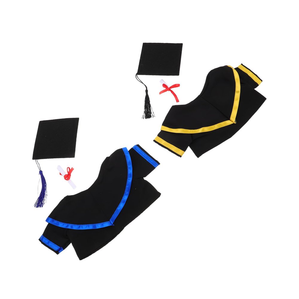 KOMBIUDA 2 Sets Replaceable Cap Collar for Soft Costume for Graduation Season Party Props