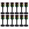 Garneck 12Pcs Kids Traffic Light Toy Simulation Mini Traffic Signal Light Lamp Models for Early Education - Street Construction Signs Playset for Child Toddler view 1