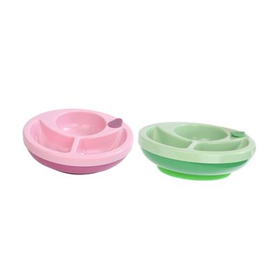 Abaodam 2 Pcs Insulated Suction Bowls for Boy Girl Divided Feeding Bowls Non Slip Design for Home Outdoor Travel