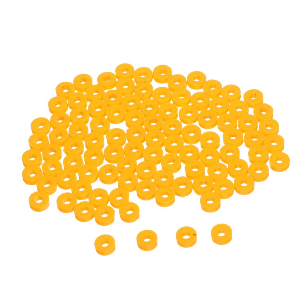 NUOBESTY 100pcs Plastic Shaft Sleeves for DIY Science Projects Durable Axle Bushings for Model Cars Toy Vehicles Smooth Transmission Inserts for Easy Assembly