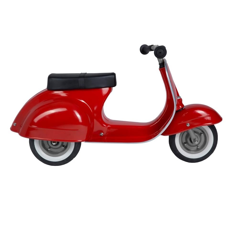 Ambosstoys Toddler Scooters for Boys and Girls Primo Durable, Valuable and Timeless Design Kids Ride on Toys for 2 Year Old - 3-4 - 5 Year Olds, Collectors and Design Lovers (Red)