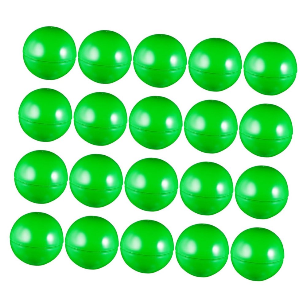 IMIKEYA 20pcs Openable Raffle Balls Colorful Plastic Capsules for Party Games Vending Machines Classroom Activities Interactive Entertainment Game Balls for Team Building