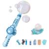 Elastic Bubble Fog Wand,Bubble Makers Machine Elastic Bubble Fog,Colorful Bubble Makers,Interactive Bubble Wands Toys,Rechargeable Bubble Wand with Lights for Party,Summer Outdoor Games view 1