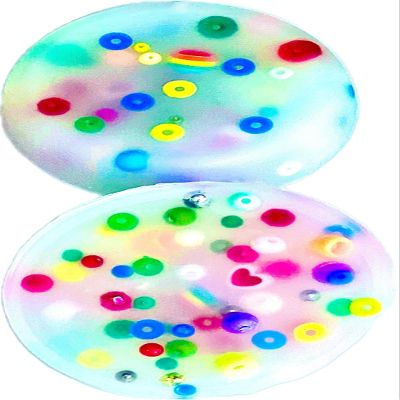 2pc Premium Rainbow Picky Pad Fidget Toy Limited Edition Love Picking Handmade Reusable Beads Craft DIY Friendship Bracelet Sensory Toy for ADD ADHD OCD Autism Skin Picking Hair Pulling Party Favor Relax Anxiety (Rainbow)