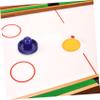 Yardwe 10Pcs Plastic Ice Hockey Pucks for Table Hockey Bright Replacement for Indoor Games Smooth Sliding for Adults view 2