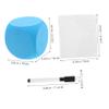 Abaodam Blank Dice with Erasable Stickers Pen Fun DIY Activity for Classrooms Home Games view 2