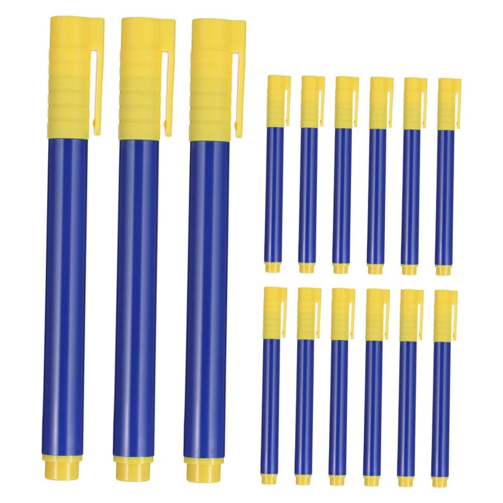 DIYEAH 15pcs Portable Banknote Detector Pens Accurate Money Tester for Quick Currency Verification Nondamaging Water-Based Ink for Retail and Travel Use