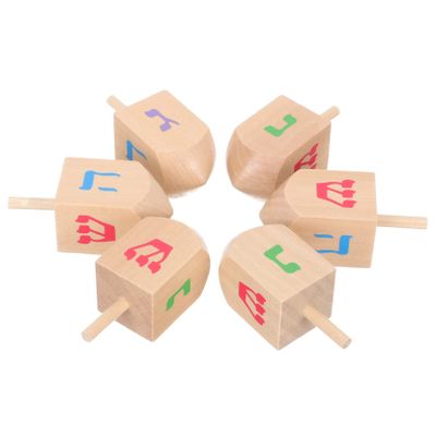 BRIGHTFUFU 6pcs Gyro for Smooth Surface Portable Spinning Tops Safe and Fun Educational for Boys for Play and Development